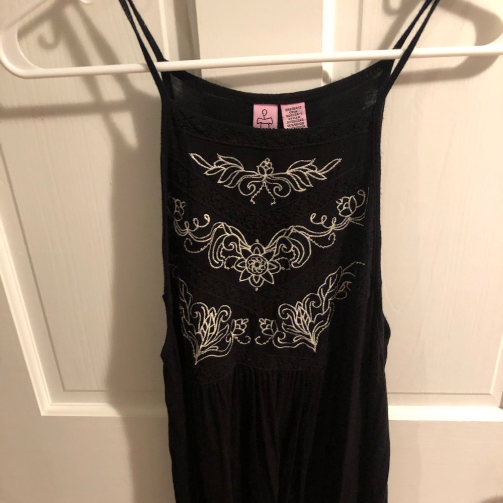 Black tank top